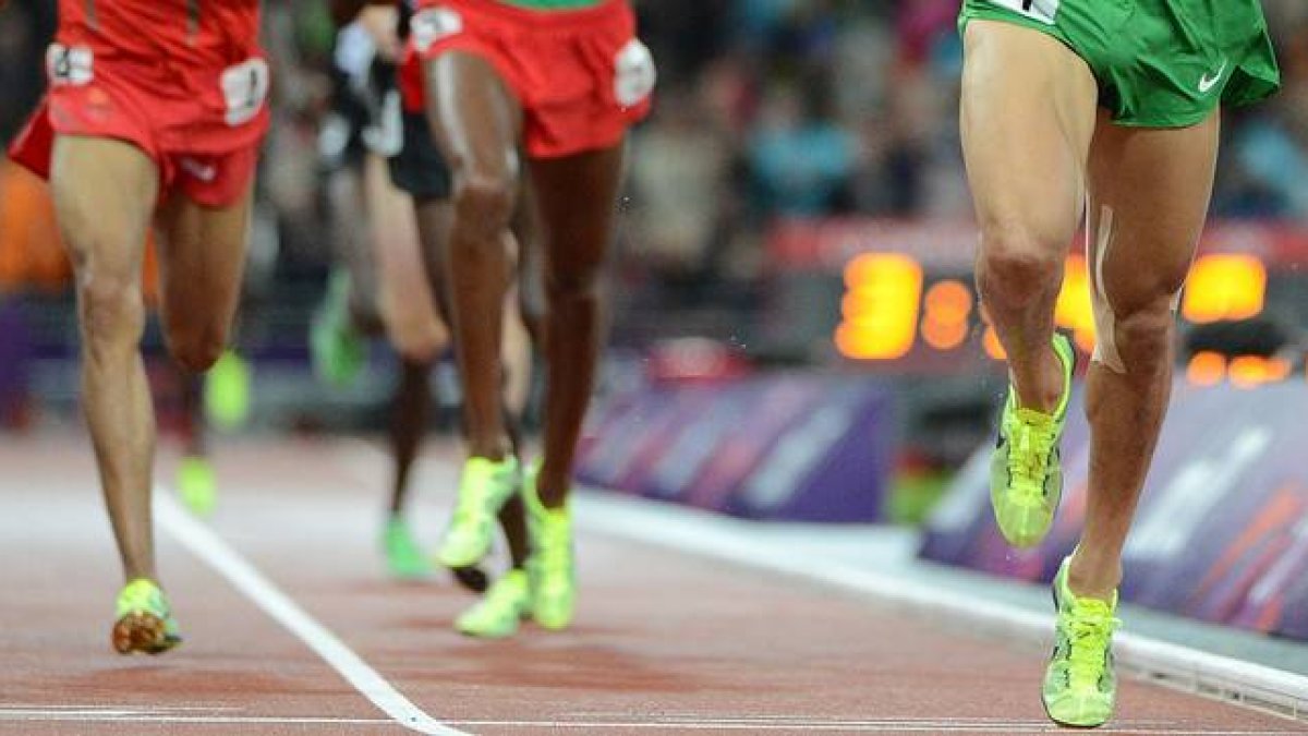 Prueba de atletismo en los Juegso Olímpicos de Londres 2012.-Foto:   AFP / OLIVIER MORIN