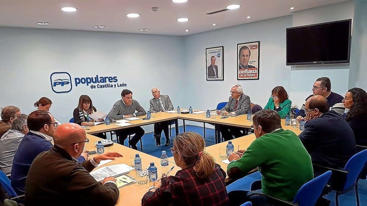 Reunión del Comité Organizador del XIII Congreso del Partido Popular de Castilla y León.-ICAL