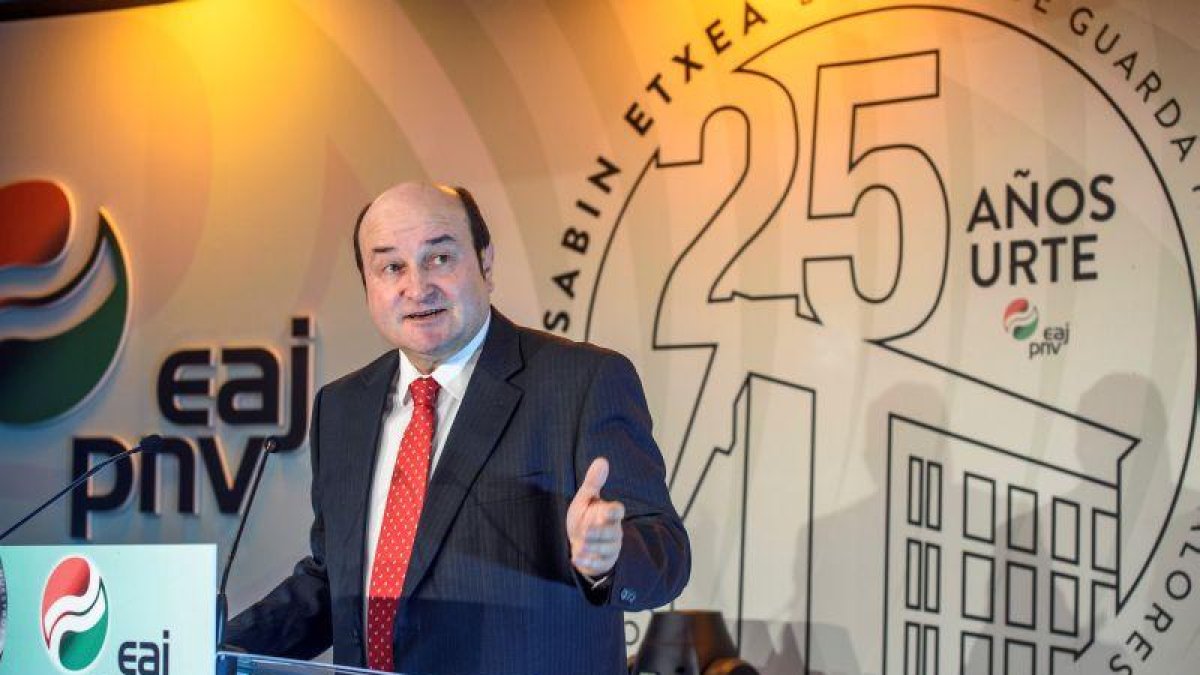 El presidente del PNV Andoni Ortuzar.-EFE
