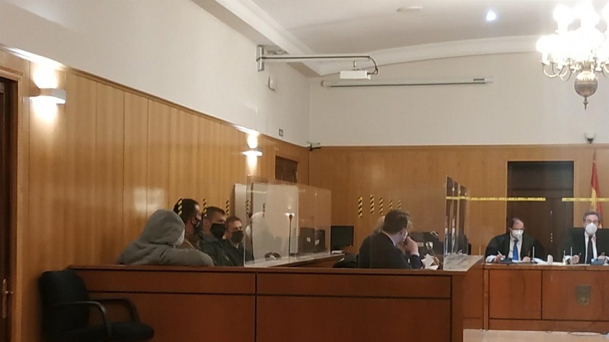 Los acusados, durante el juicio en la Audiencia de Valladolid. - EUROPA PRESS.