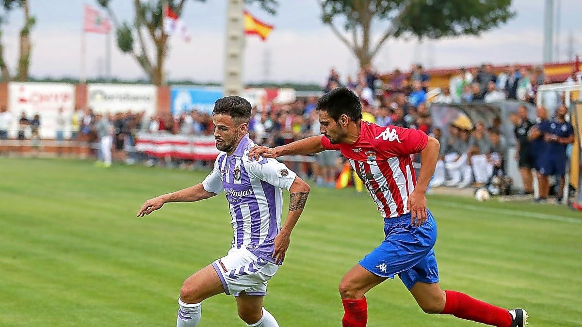 Imagen del encuentro entre el Real Valladolid y el Atlético Tordesillas.-PHOTOGENIC