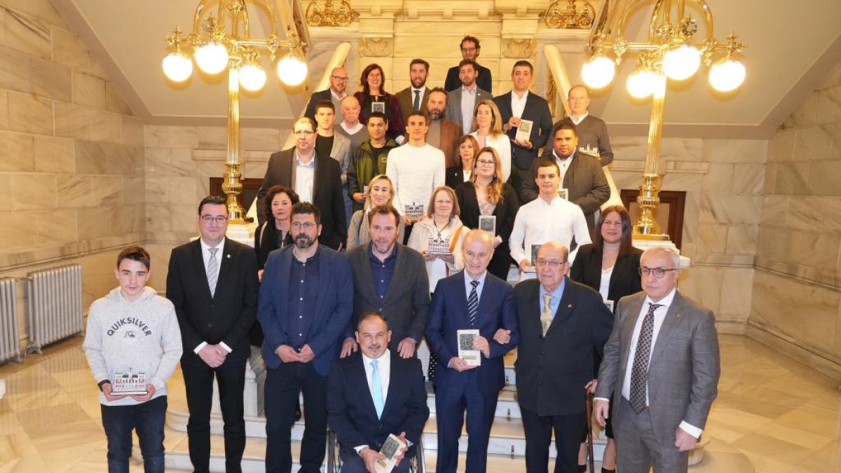 JUAN MIGUEL LOSTAU. 13/02/2023. VALLADOLID. COMUNIDAD DE CASTILLA Y LEÓN. AYUNTAMIENTO. PREMIOS VALLADOLID CIUDAD DEPORTIVA