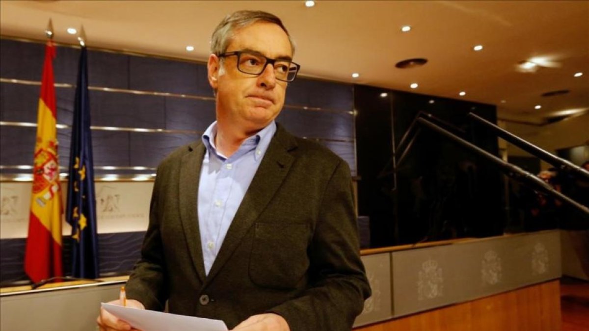 El vicesecretario general de Ciudadanos, José Manuel Villegas, en rueda de prensa.-JUAN MANUEL PRATS
