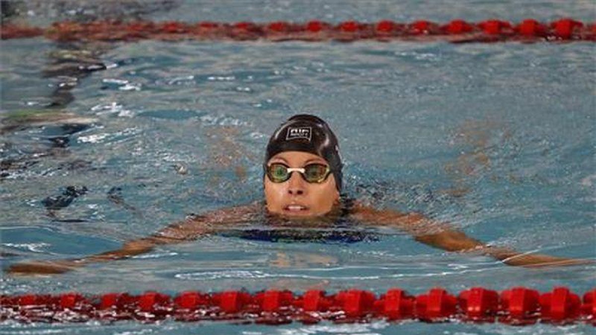 Teresa Perales, en la piscina-JOSÉ MENDEZ (EFE)