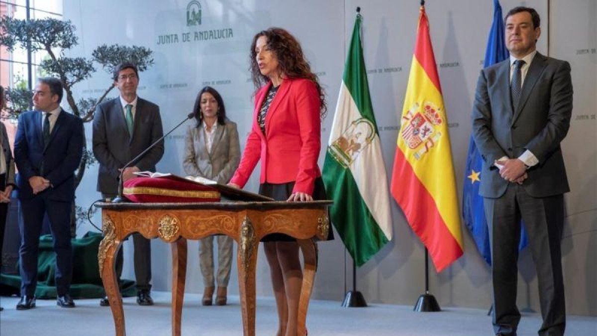 La consejera de Igualdad de Andalucía, Rocío Ruiz.-JULIO MUÑOZ (EFE)