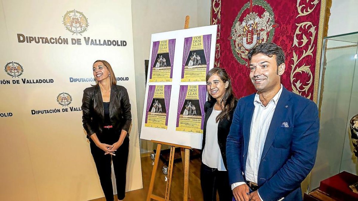 Inmaculada Toledano, María Teresa Campos y José Antonio González Poncela ayer, en la presentación.-EL MUNDO