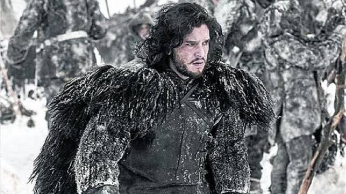 Kit Harington, como Jon Nieve, en 'Juego de tronos'.-Foto: ARCHIVO