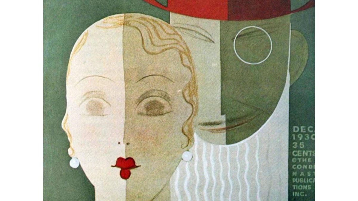 Reproducción de la portada de la revista 'Vanity Fair' obra de Eduardo García Benito incluida en el libro 'Eduardo García Benito y el Art-Decó' obra de la historiadora Teresa Ortega.-ICAL