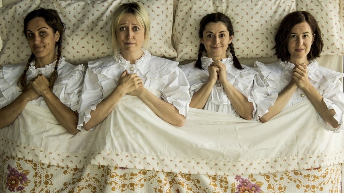 María Negro, Alba Frechilla, Verónica Morejón y Silvia García. | VALQUIRIA TEATRO