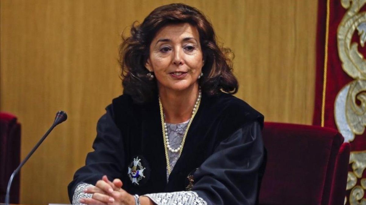 Concepción Espejel toma posesión como presidenta de la Sala de lo Penal de la Audiencia Nacional.-PERIODICO (EFE / EMILIO NARANJO)