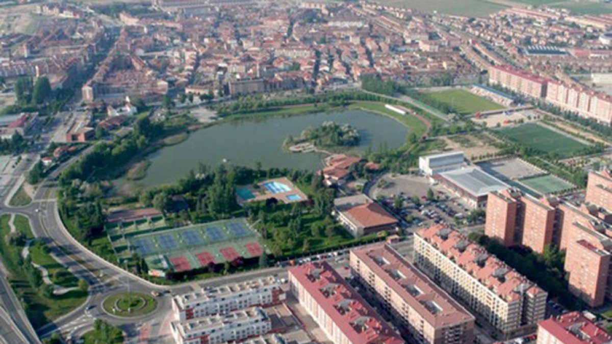 Vista aérea de Laguna de Duero, uno de los municipios vallisoletanos en los que se revisará el IBI.-AYTO. LAGUNA