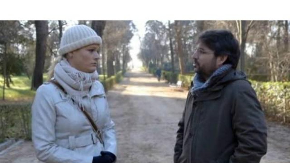 Zaida Cantera con Jordi Évole en el programa de este domingo.-Foto: ATRESMEDIA