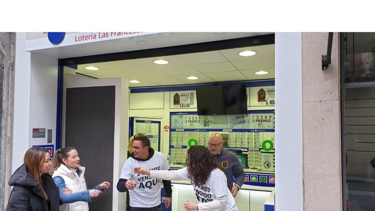 Administración de Lotería de la Calle Santiago, en Valladolid. - E.P.