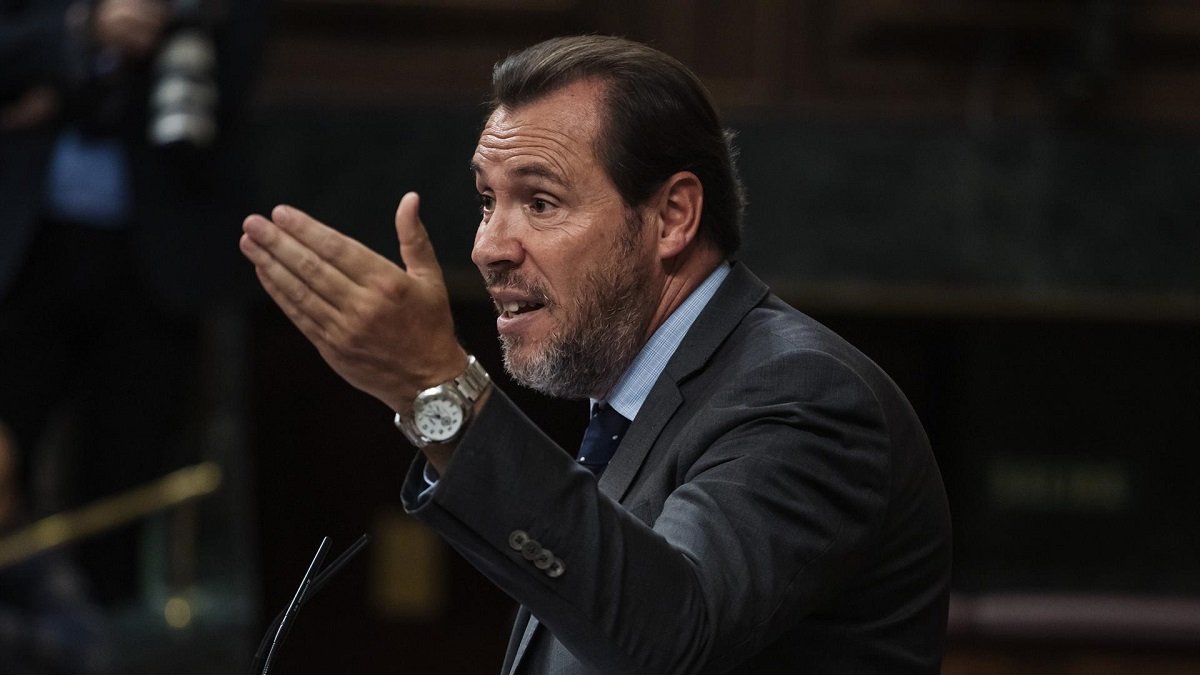 Óscar Puente, durante su intervención en el Congreso.- E. PRESS