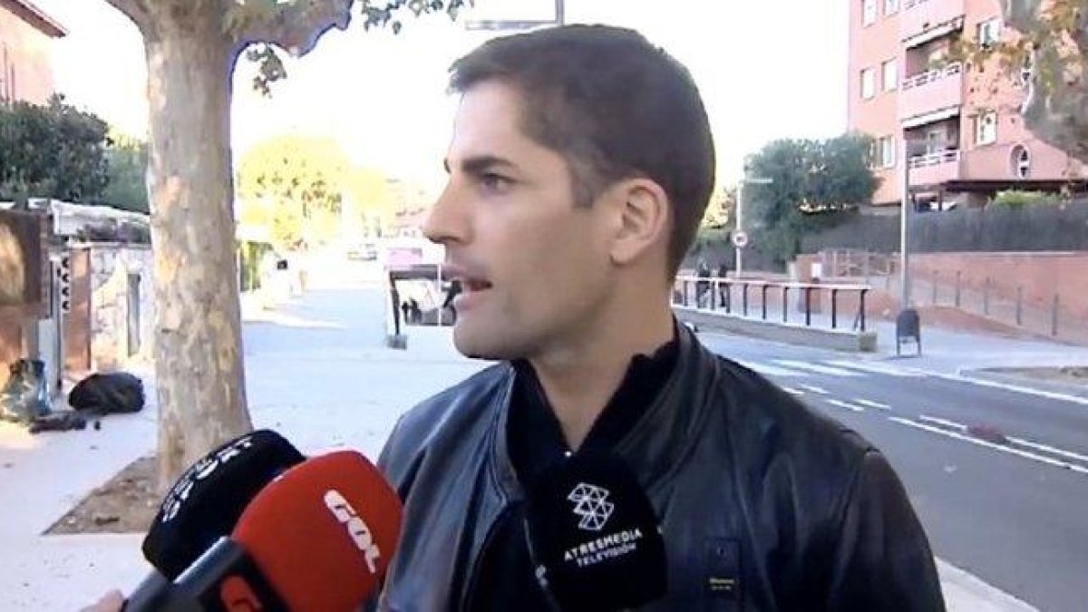 Robert Moreno, ante los micrófonos televisivos.-TWITTER