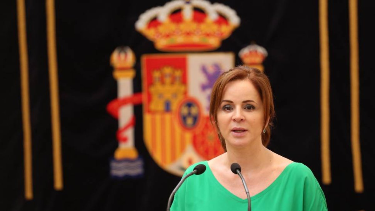 La presidenta de las Cortes de Castilla y León, Silvia Clemente, informa de la ronda de contactos con los portavoces para proponer el candidato a la Presidencia de la Junta-ICAL