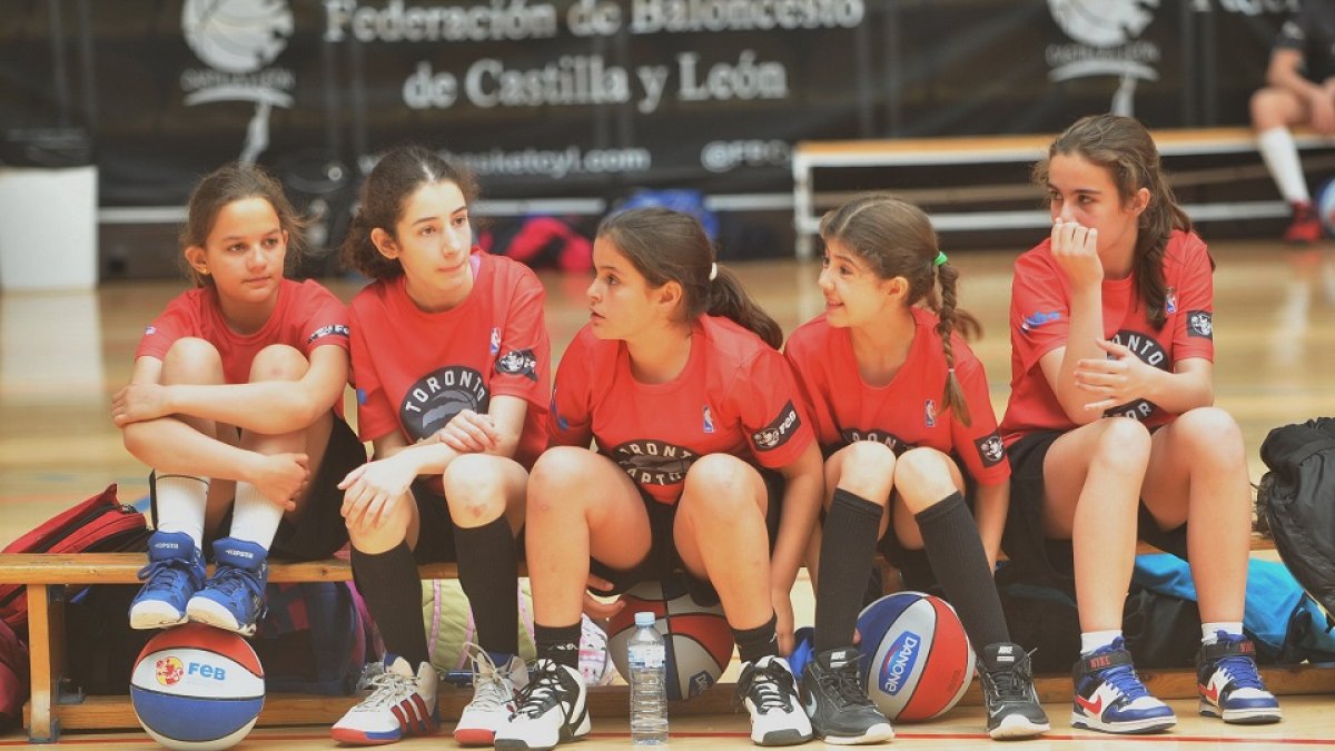 La NBA Jr en su versión femenina en 2015 a su paso por Valladolid./  EL MUNDO