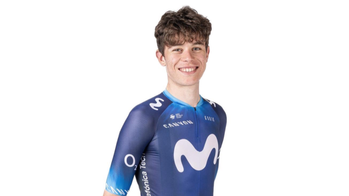 Iván Romeo en una fotografía promocional de Movistar. / MOVISTAR TEAM