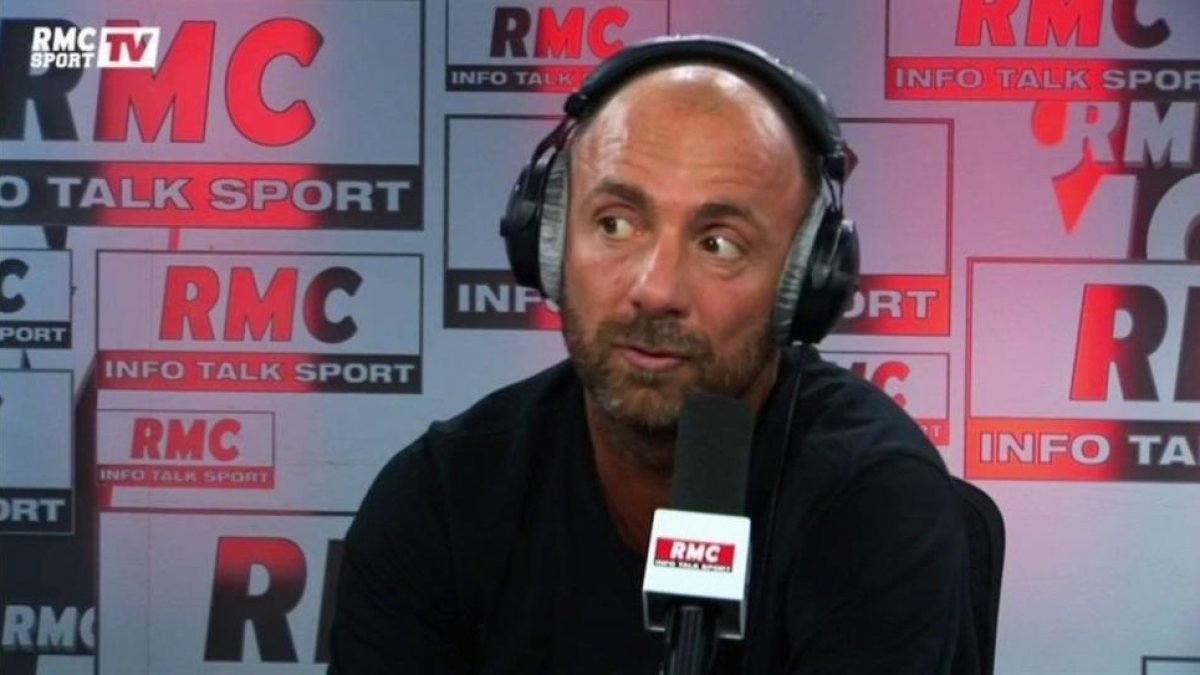 Christophe Dugarry, durante una de sus intervenciones como comentarista.-
