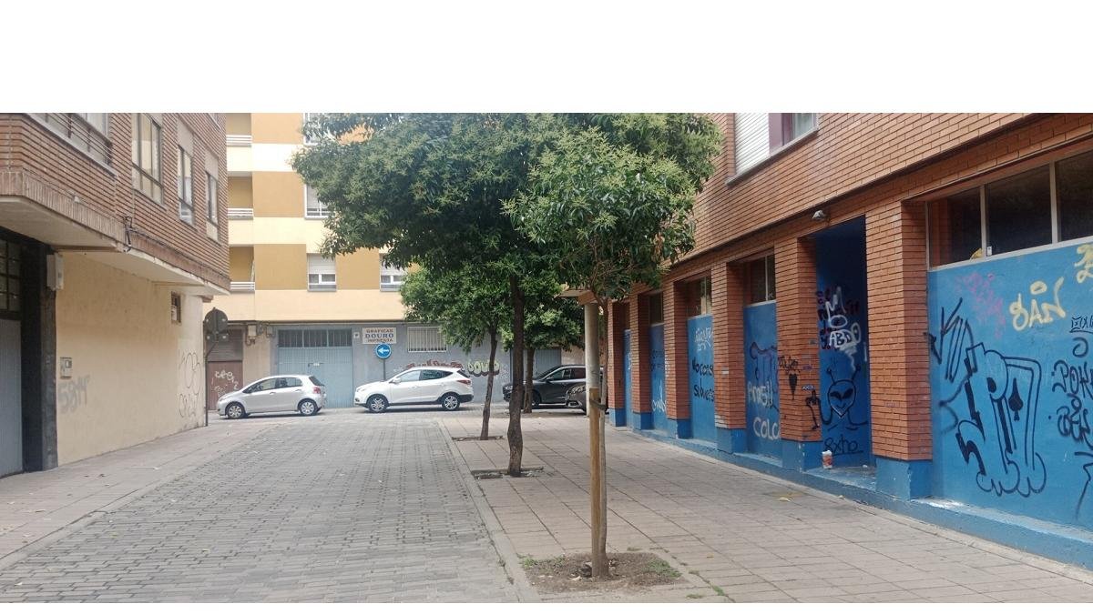 Calle Pozo de Valladolid en la que fue encontrada la pistola real. -E.M.