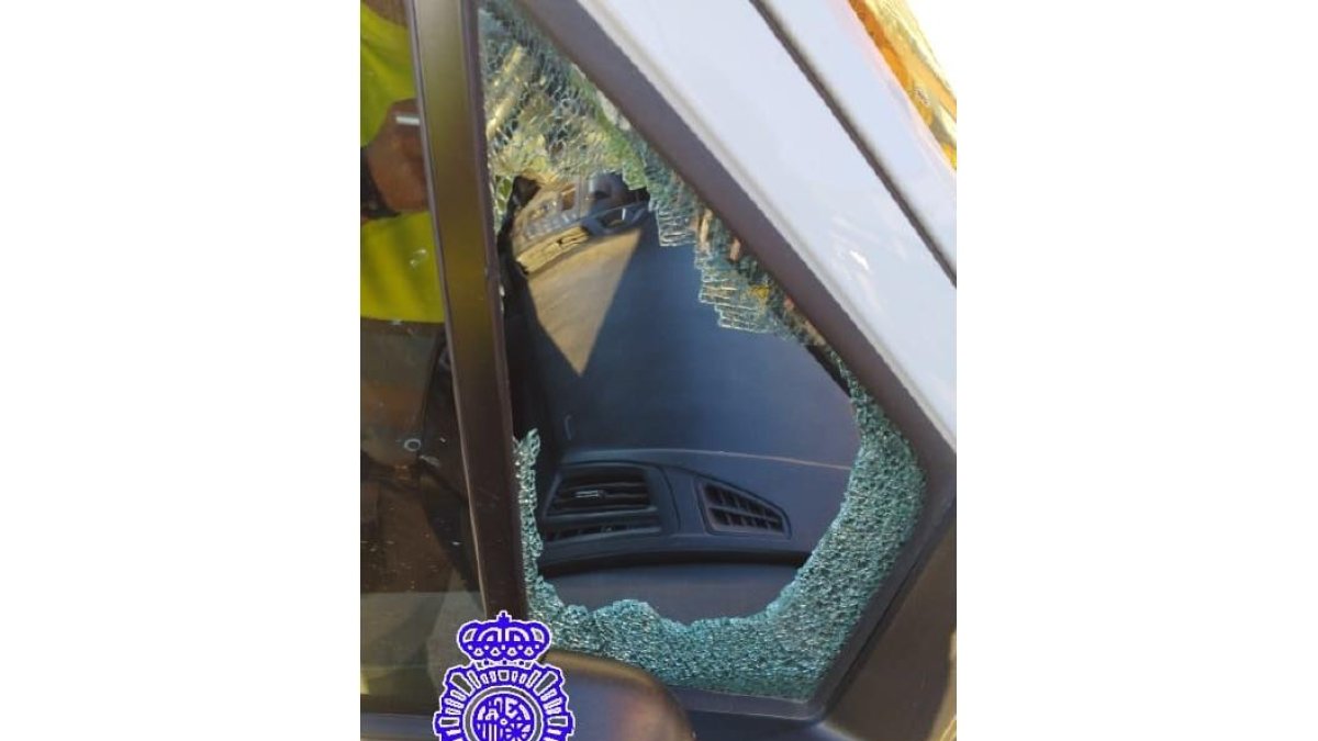 Imagen del vehículo violentado