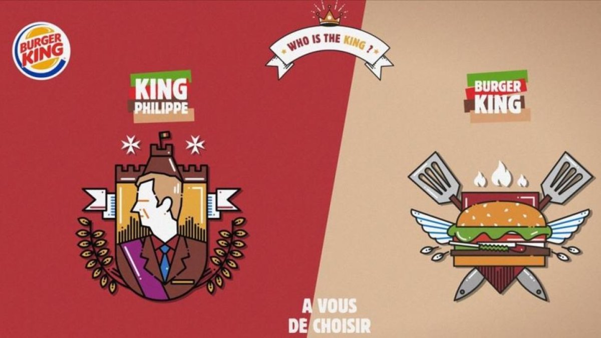 La campaña publicitaria de Burger King.-