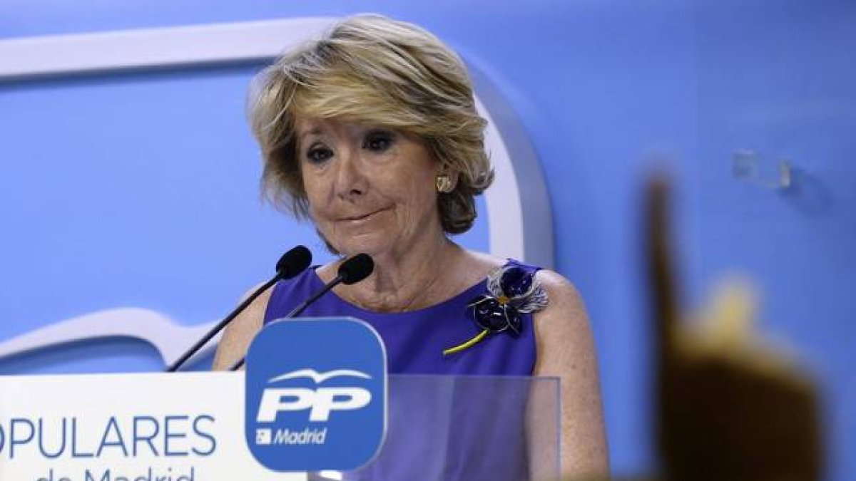 Esperanza Aguirre.-Foto: SERGIO BARRENECHEA/ EFE