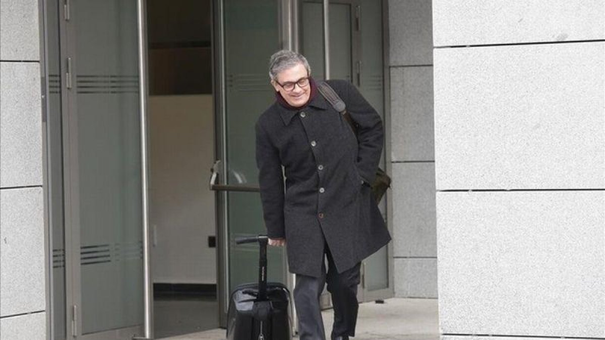 Jordi Pujol Ferrusola, a su llegada a la Audiencia Nacional el pasado 11 de febrero.-DAVID CASTRO