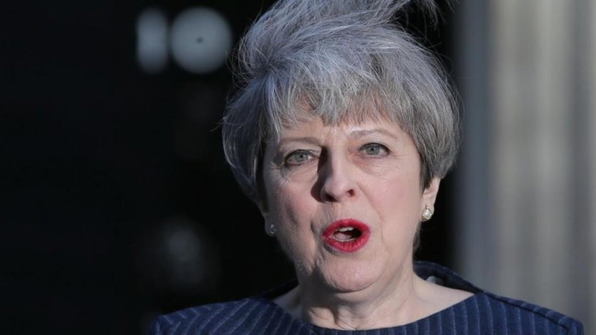 La primera ministra británica, Theresa May.-AFP/DANIEL LEAL-OLIVAS