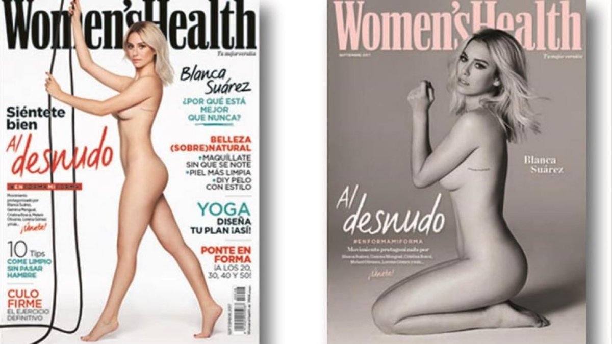 Las portadas de Women&Health con Blanca Suárez.-EL PERIÓDICO