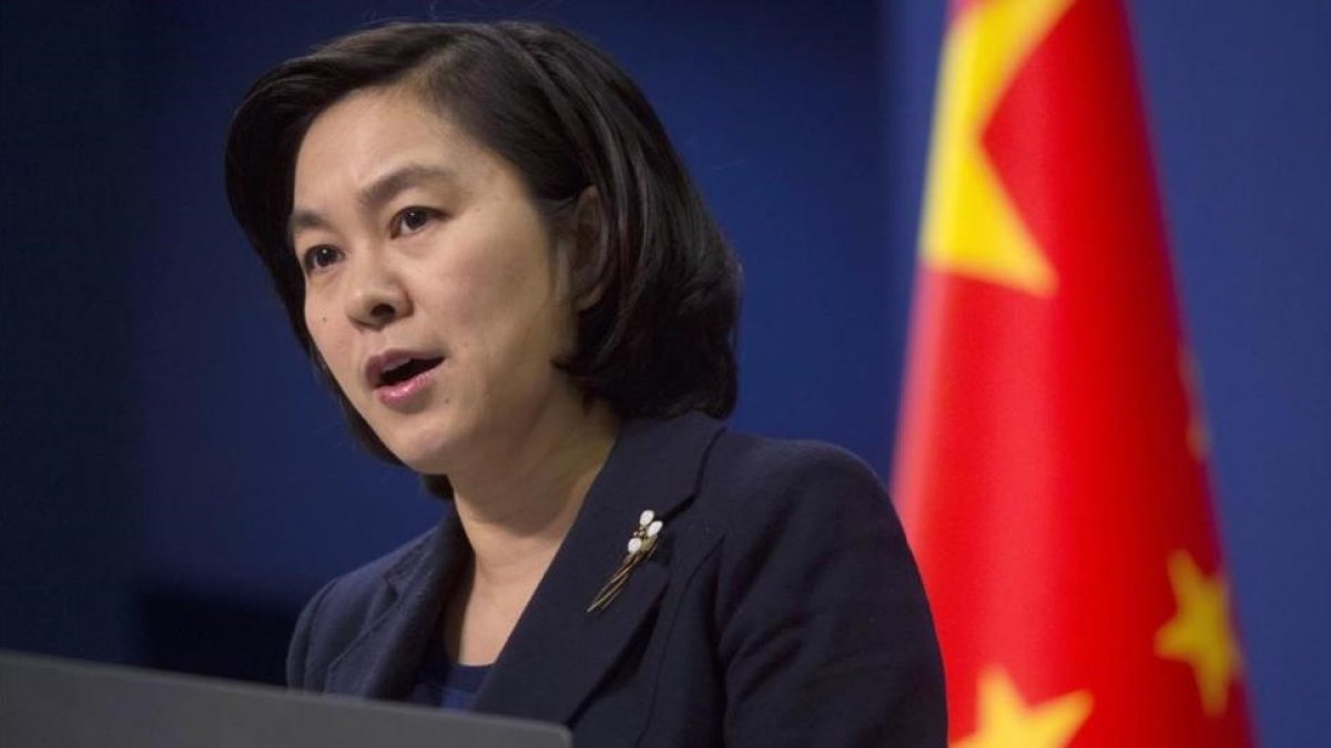 Hua Chunying, portavoz del Ministerio de Exteriores chino, en una conferencia de prensa, en Pekín, en una imagen de archivo.-AP / NG HAN GUAN