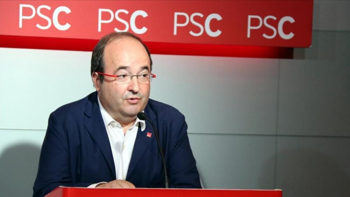 El primer secretario del PSC, Miquel Iceta-ALEX RECOLONS (ACN)