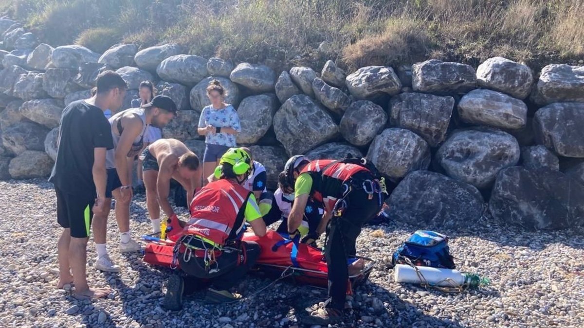 Rescate de un vallisoletano en Cantabria. EP.