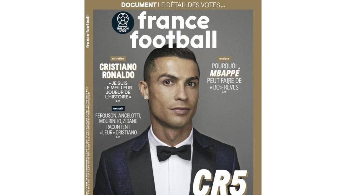 La portada de France Football.-EL PERIÓDICO
