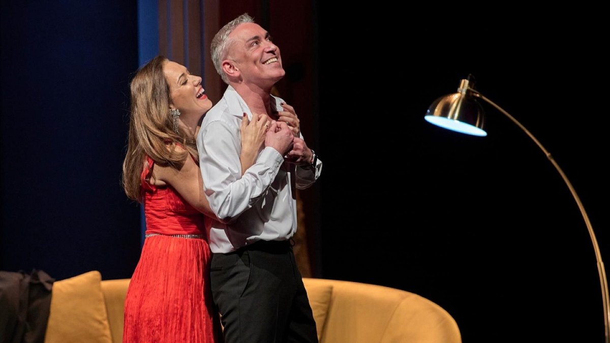 Kiko Hernández y Eva Marciel en 'Distintos'. - TEATRO ZORRILLA
