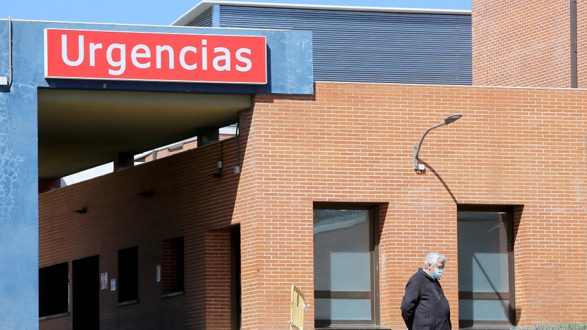 Hospital de Medina del Campo durante la pandemia del Covid-19. / ICAL.