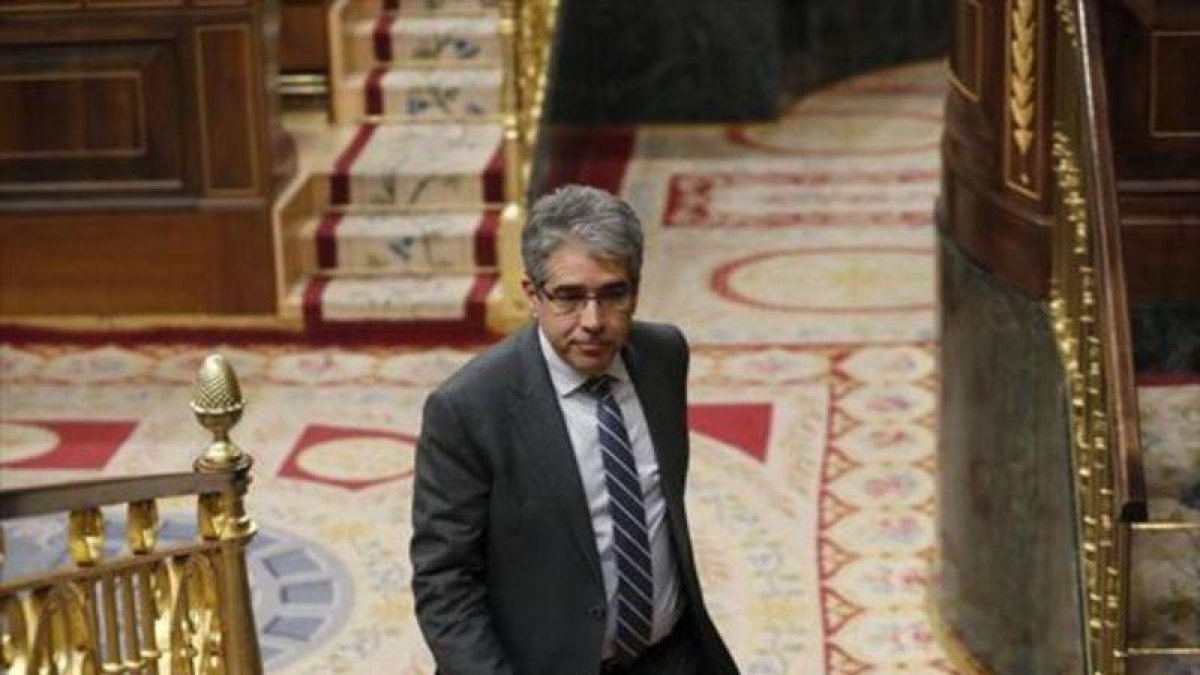 Francesc Homs, en el Congreso de los Diputados.-