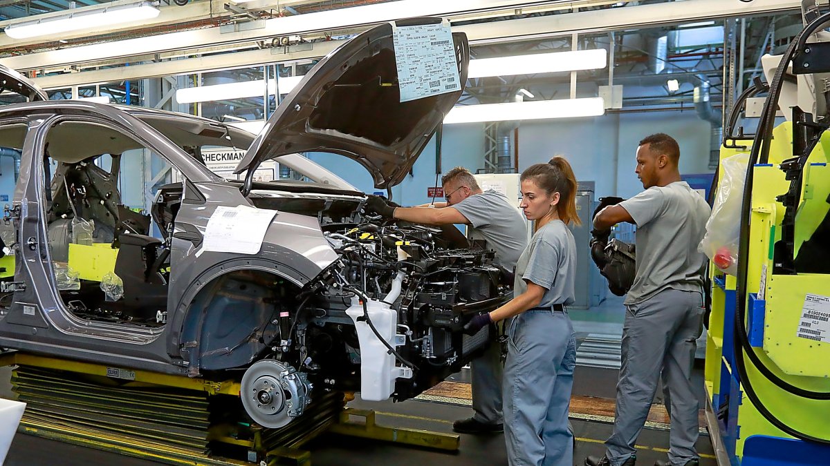 Trabajadores de Montaje de Renault en Valladolid. ICAL