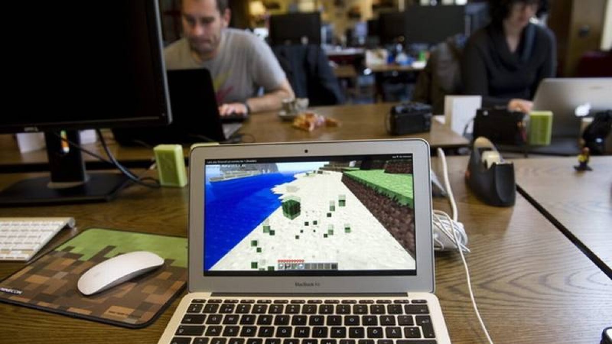 Oficinas de Mojang en Estocolmo.-Foto: EFE / FREDRIK SANDBERG