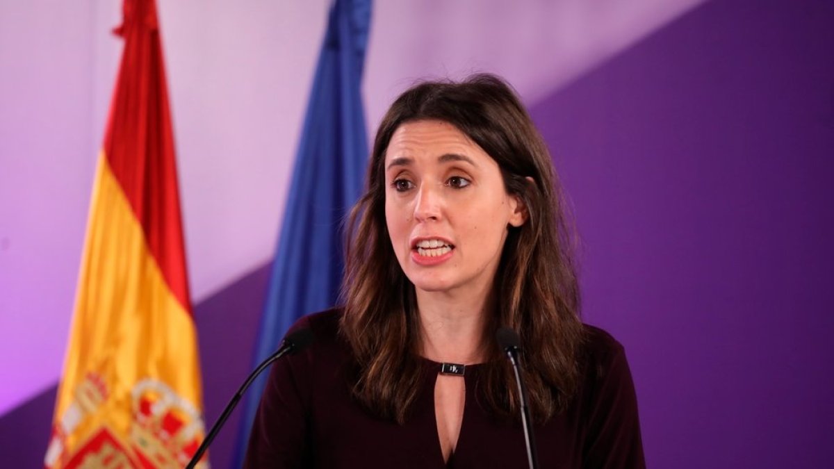 Irene Montero, ministra de Igualdad. E.M.