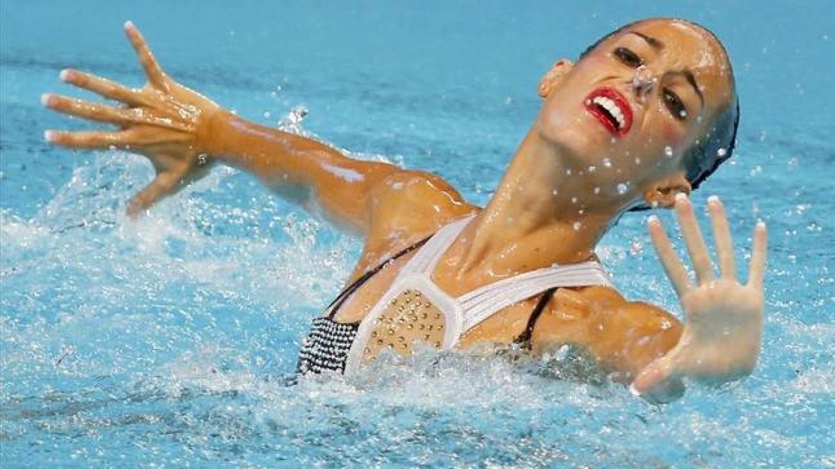 Ona Carbonell, en un momento de la rutina libre.-Foto: REUETRS / MICHAEL DALDER