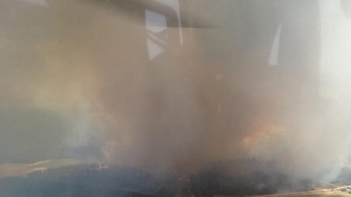 Imagen del incendio.-JUNTA DE CASTILLA Y LEÓN