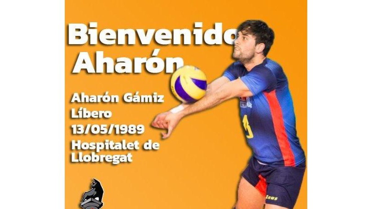 Cartel anunciador del fichaje de Gámiz-CV TERUEL