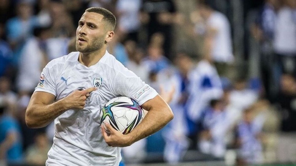 Weissman tras el gol logrado con su selección. / RV