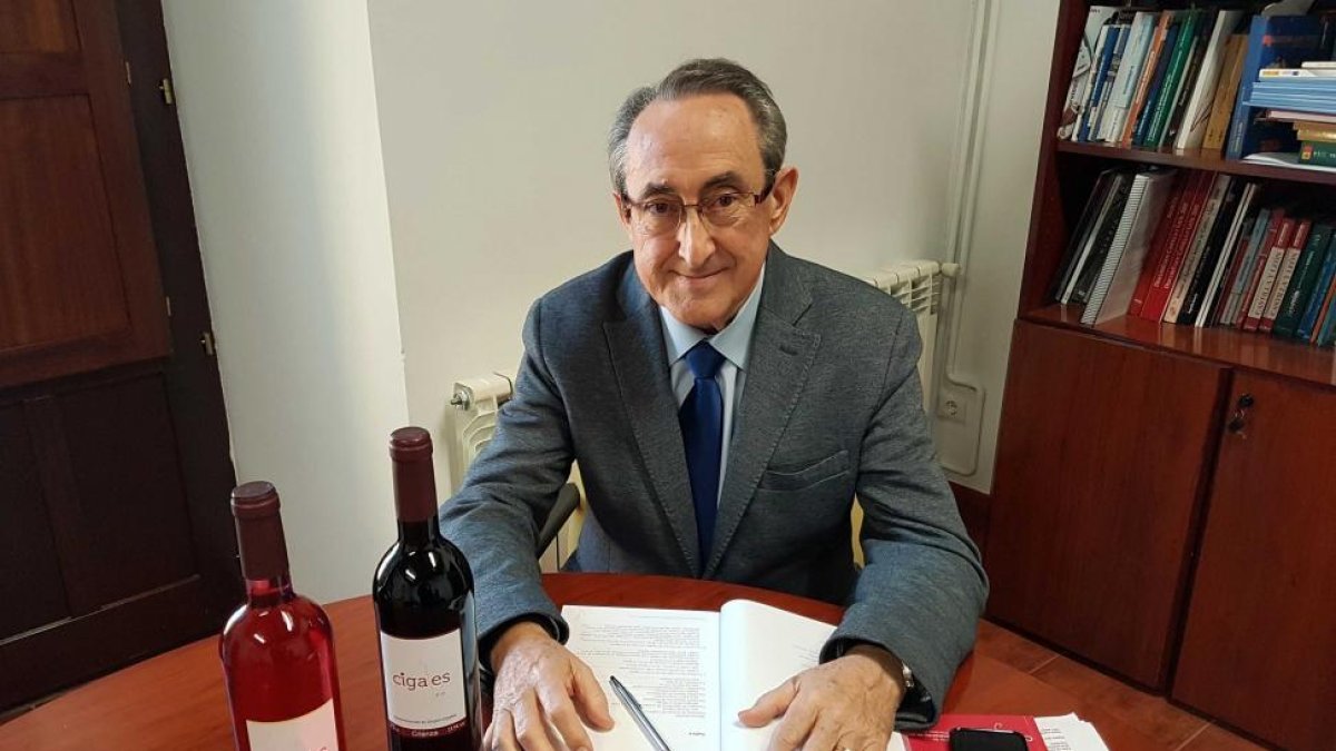 El presidente del Consejo Regulador de la Denominación de Origen Cigales, Julio Valles.-ICAL