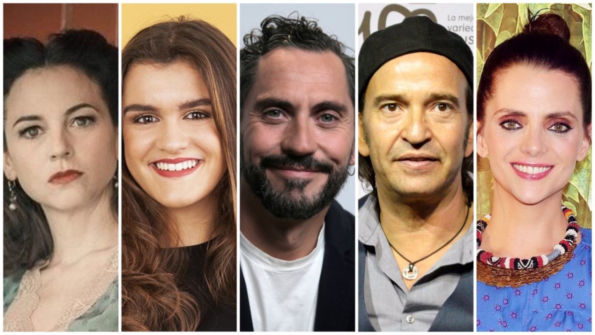 Leonor Watiling, Amaia, Paco León, Álvaro Urquijo (Los Secretos) y Macarena Gómez. Algunos de los integrantes de la gala de los Seminci. E.M.