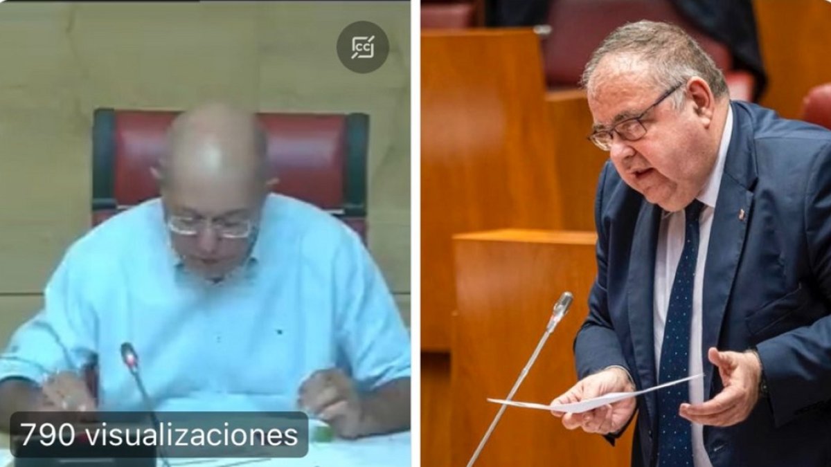 Imagen del tuit de Francisco Igea, con la foto del consejero antes de que la borrara.-E. M.