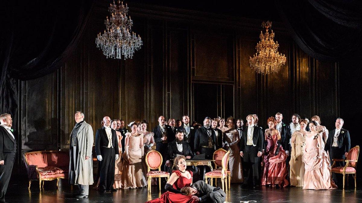 Una imagen de 'La Traviata'