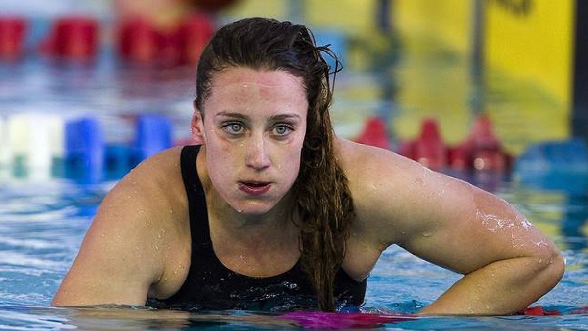 La nadadora Mireia Belmonte, en marzo, durante los Nacionales de Málaga.-Foto: EFE7 JORGE ZAPATA