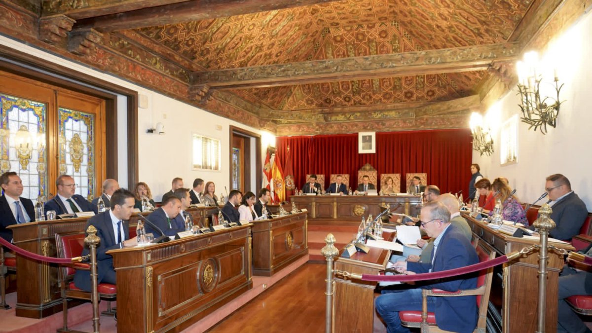 Imagen de archivo de la Diputación de Valladolid celebrando un Pleno. -DIP. VA.